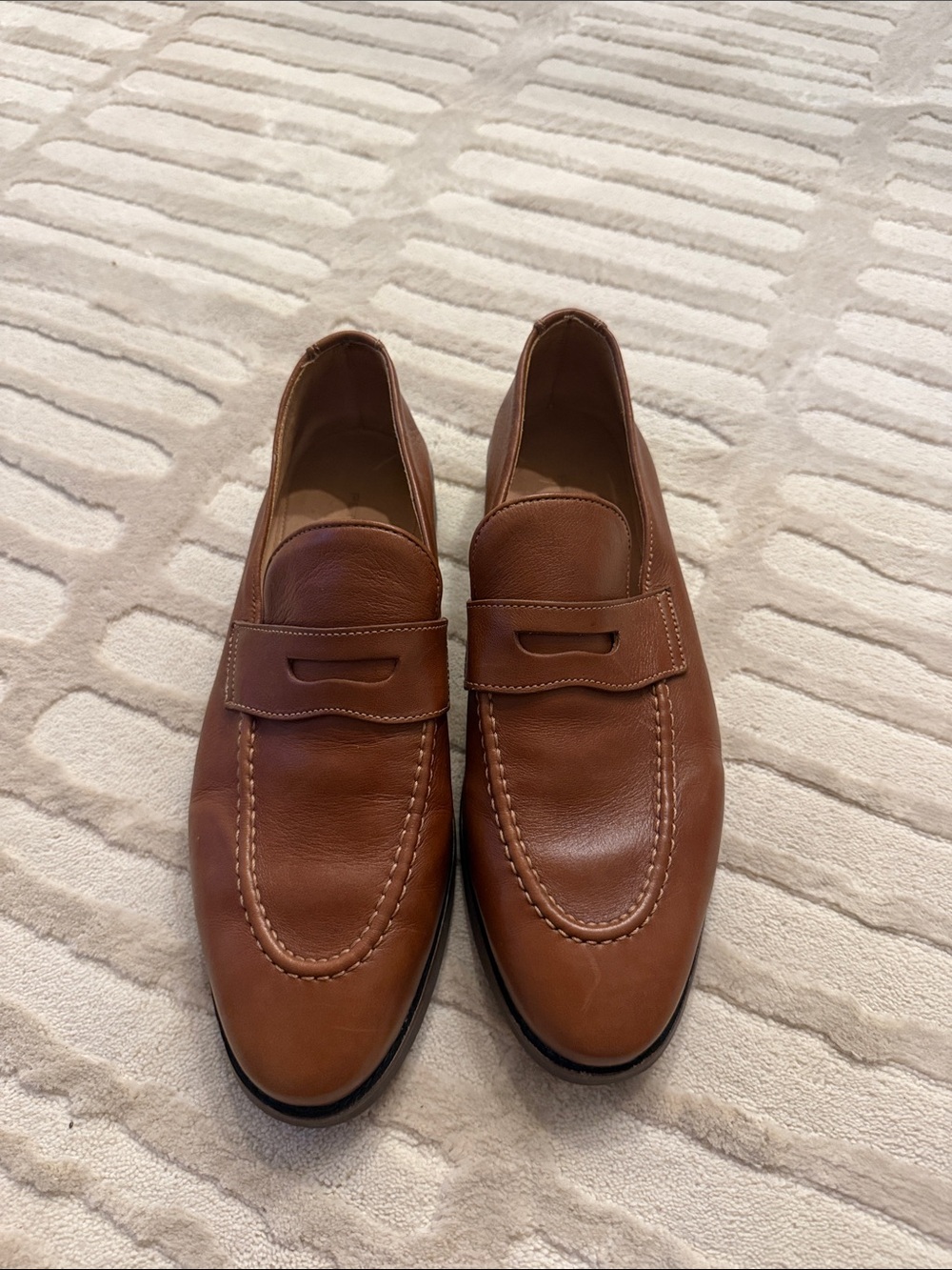 Peter Millar Leather Penny Loafers Just Bought